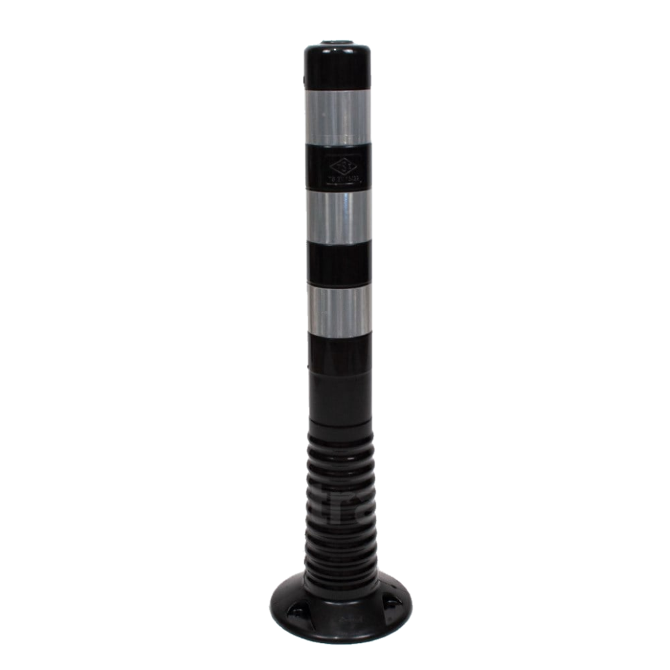 Stalp negru din cauciuc inaltime 75cm, TPU