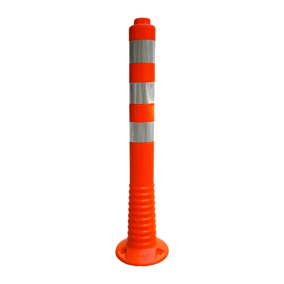 Stalpisor delimitare parcare, 70cm, soclu cu filet integrat, material TPE