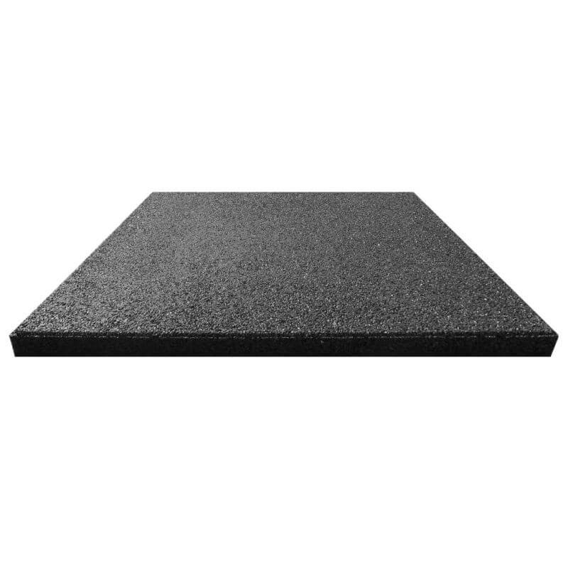 Pavele, Dale de cauciuc, 2cm, 50cm x 50cm, Negru