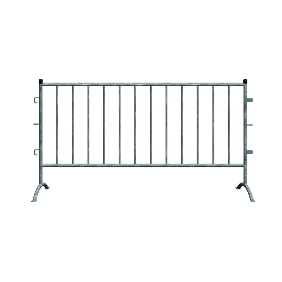 Gard metalic mobil pentru delimitarea traficului pietonal, 2m x 1.2m, greutate 18 kg