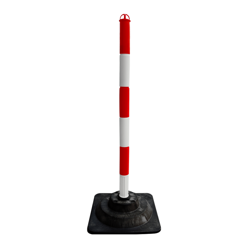 Stalp mobil delimitare, greutate 1.8kg, diametru Ø 4cm, inaltime reglabila max. 90cm