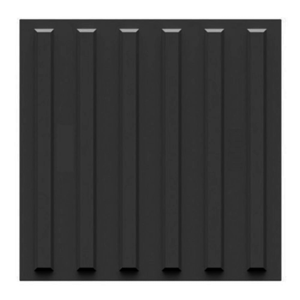 Marcaj Tactil (ghidare) Pentru Nevazatori, 40x40cm, negru, Premium