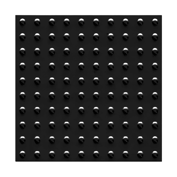Marcaj Tactil (stop) Pentru Nevazator, 58x58cm, negru, Premium