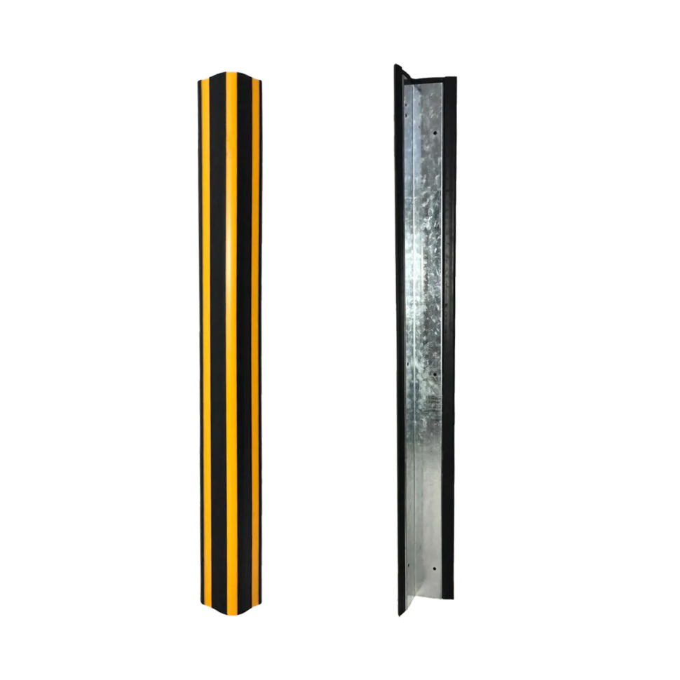 Colțar de protecție din cauciuc EPDM și întăritură din oțel, 10x100cm