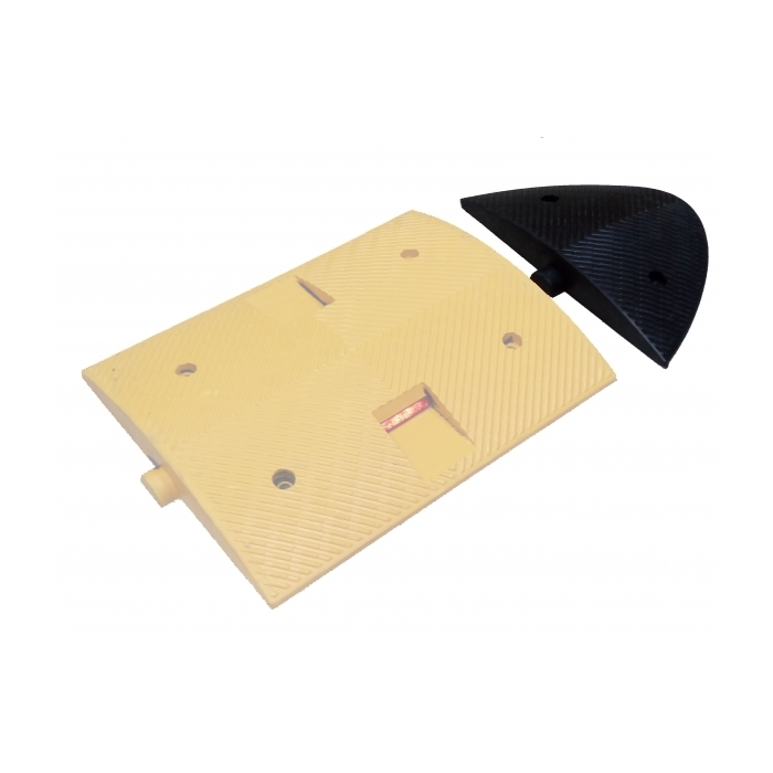 Capac limitator de viteza din cauciuc cu inaltimea de 5cm, culori alternative