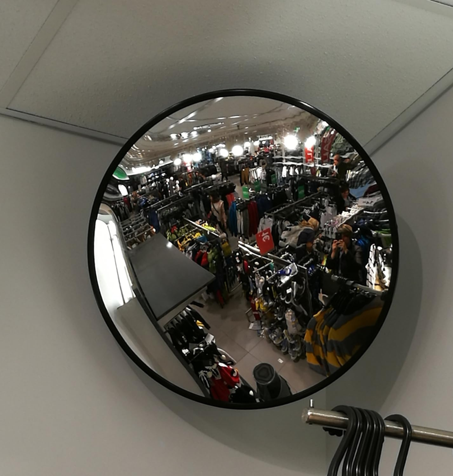 Oglinda de securitate pentru interior, diametru 30 cm, acril