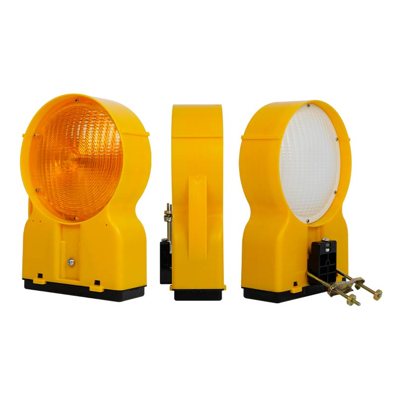 Lampă de semnalizare rezistentă la impact, 1 LED 30cd, IP65, funcționare cu 2 baterii NEINCLUSE