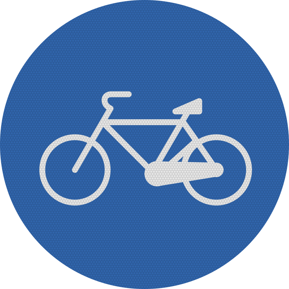 Pista pentru biciclete si ciclomotoare, Indicator rutier | Semn de circulatie